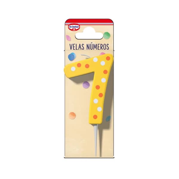 DR. OETKER Vela número siete , 1uds. - 1 ud - Imagen del producto en Findit