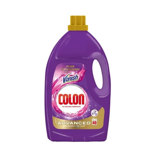 COLON Vanish Detergente líquido más quitamanchas para lavadora (ropa blanca y de color) 40 lav. - 1 ud - Imagen del producto en Findit