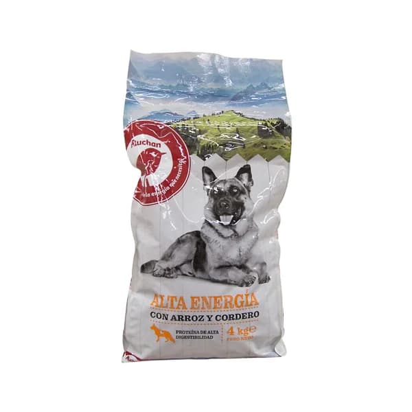 PRODUCTO ALCAMPO Comida para perros a base de arroz y cordero Alta Energía PRODUCTO ALCAMPO 4 kg - 4 kg - Imagen del producto en Findit