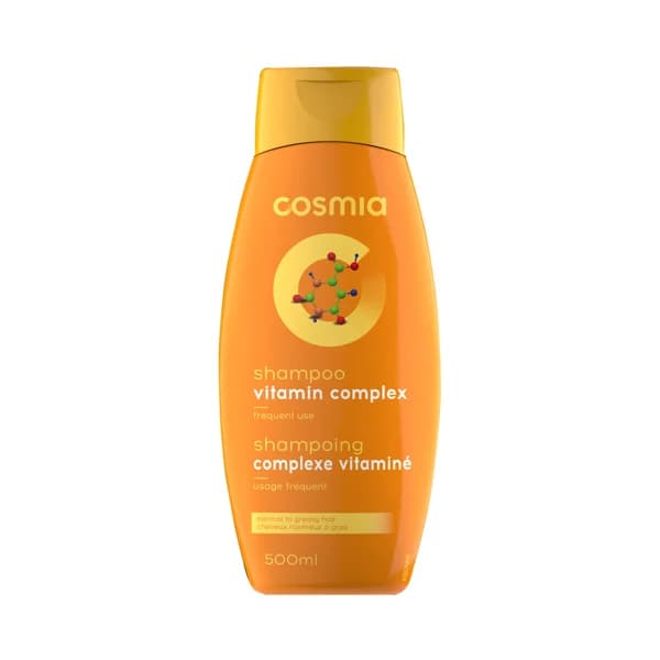 COSMIA Champú de uso frecuente con complejo de vitaminas, para cabellos normales a grasos COSMIA 500 ml. - 0.5 l - Imagen del producto en Findit