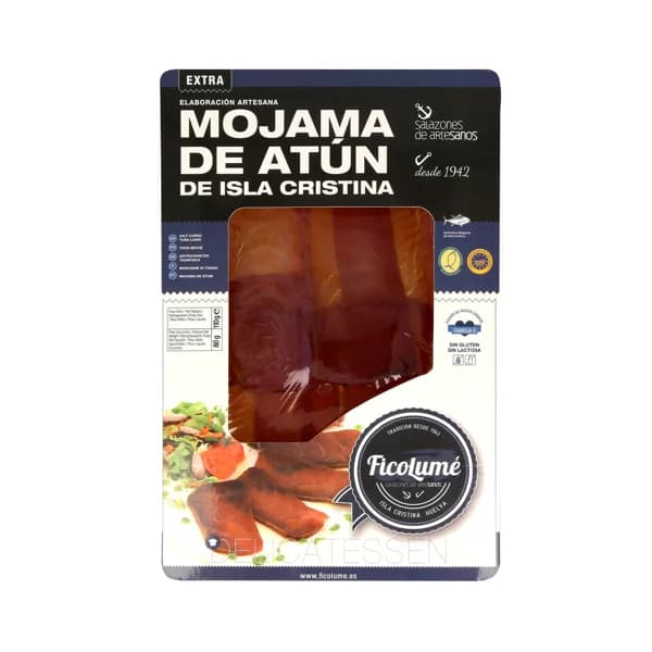 FICOLUMÉ Lonchas de mojama de atún de Isla Cristina FICOLUMÉ 80 g. - 0.08 kg - Imagen del producto en Findit