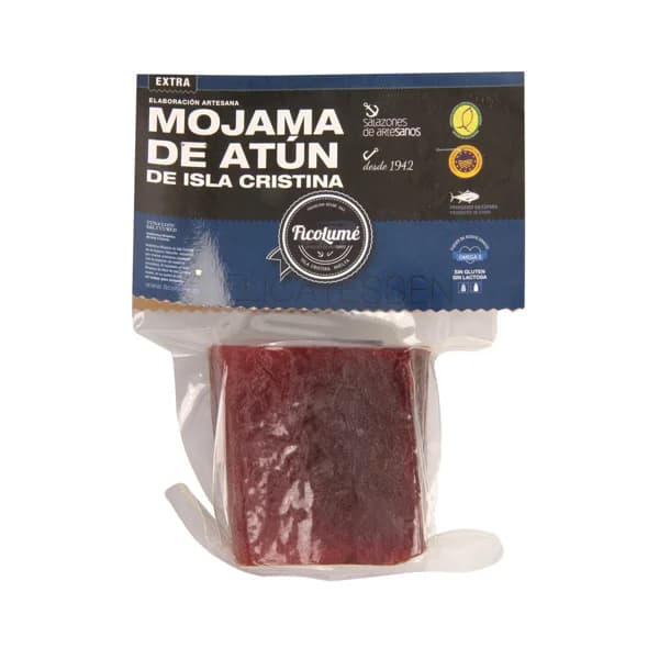 FICOLUMÉ Mojama extra de atún de Isla cristina en trozos FICOLUME 300 g. - 0.3 kg - Imagen del producto en Findit