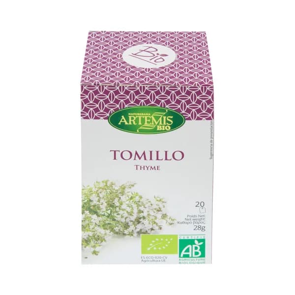 ARTEMIS BIO Infusión tomillo ecológico ARTEM,IS BIO 20 uds. x 28 g. - 1 ud - Imagen del producto en Findit