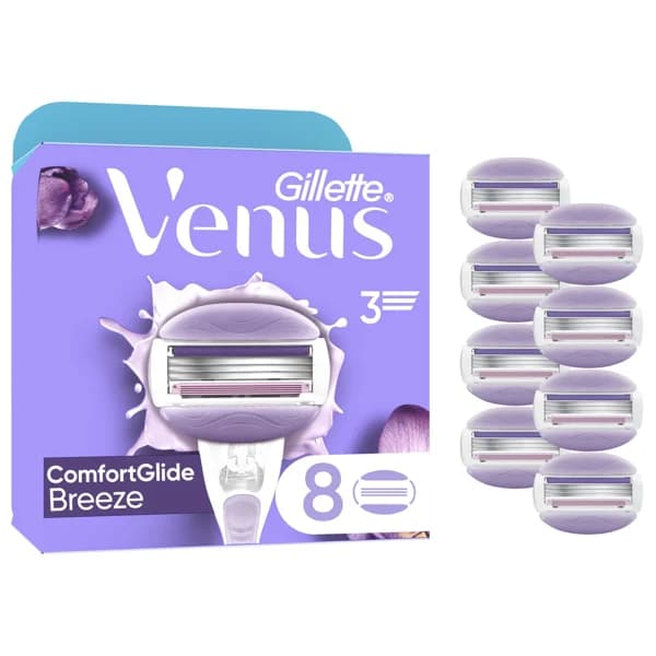 VENUS Comfortglide breeze de Gillette Recambios de maquinillas para depilación femenina 8 uds. - 1 ud - Imagen del producto en Findit