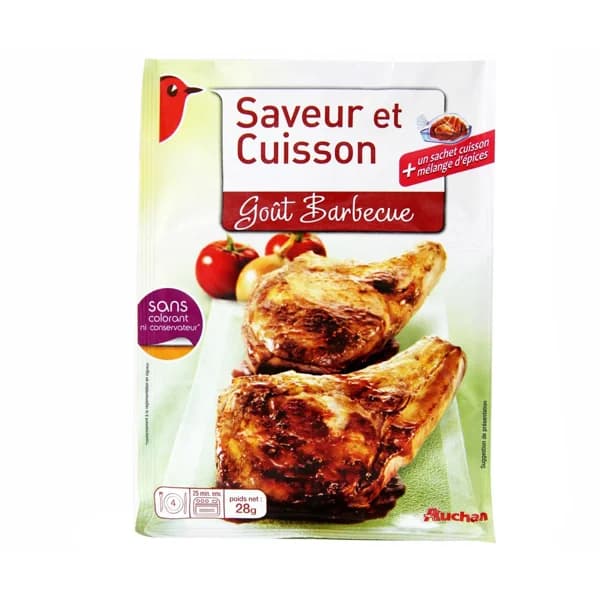 PRODUCTO ALCAMPO Sazonador para preparar pollo asado a la barbacoa PRODUCTO ALCAMPO 28 g. - 1 ud - Imagen del producto en Findit
