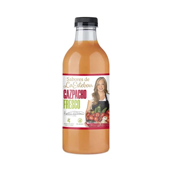 SABORES DE LA ESTEBAN Gazpacho fresco sin aditivos, elaborado con ingredientes de origen 100% natural SABORES DE LA ESTEBAN 1 l. - 1 l - Imagen del producto en Findit