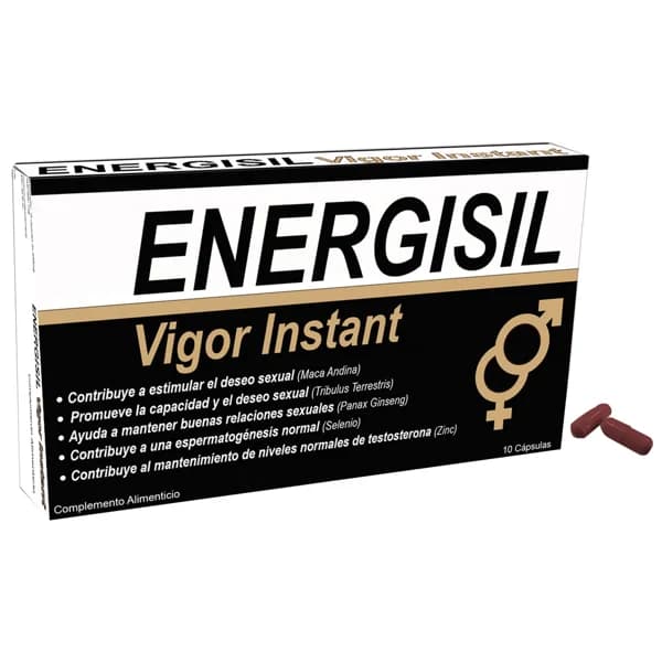 ENERGISIL Complemento alimenticio que promueve el deseo y la capacidad sexual ENERGISIL Vigor instant 10 uds. - 1 ud - Imagen del producto en Findit
