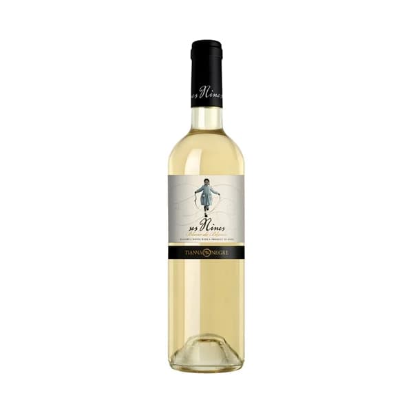 SES NINES BLANC DE BLANCS Vino blanco con IGP Vinos de la Tierra de Mallorca SES NINES Blanc de blancs botella de 75 cl. - 1 ud - Imagen del producto en Findit