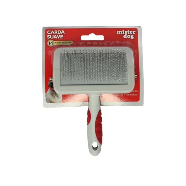 MISTER DOG Cepillo carda mediana y suave con punta redonda para perros medianos y grandes 1 uds - 1 ud - Imagen del producto en Findit