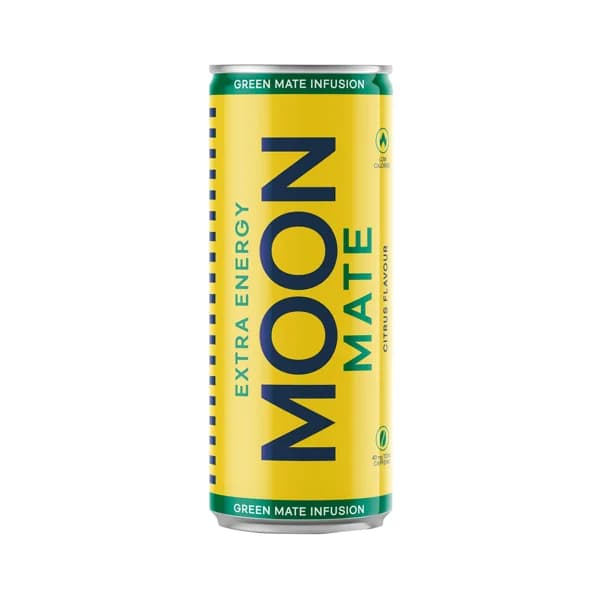MOON Mate Extra energy Bebida energética bio con sabor a cítricos, 250 ml. - 0.25 l - Imagen del producto en Findit