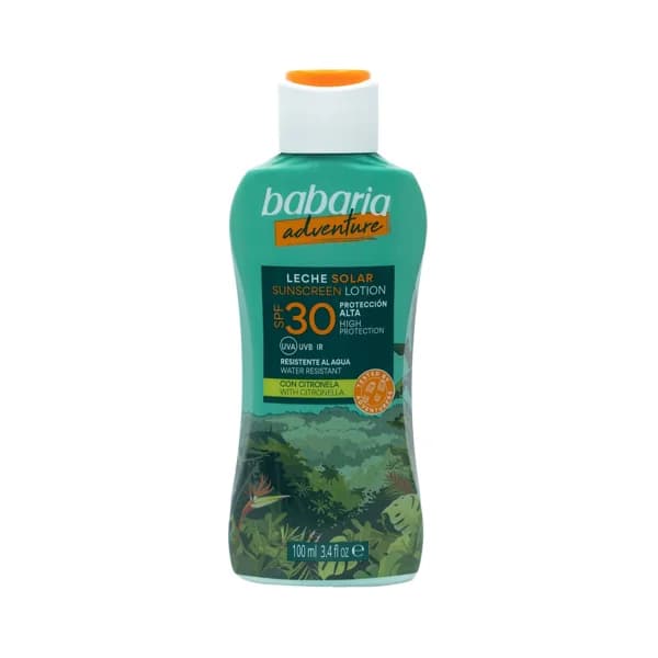 BABARIA Adventure Protector (leche) solar con citronela y FPS 30 (alto) 100 ml. - 0.1 l - Imagen del producto en Findit