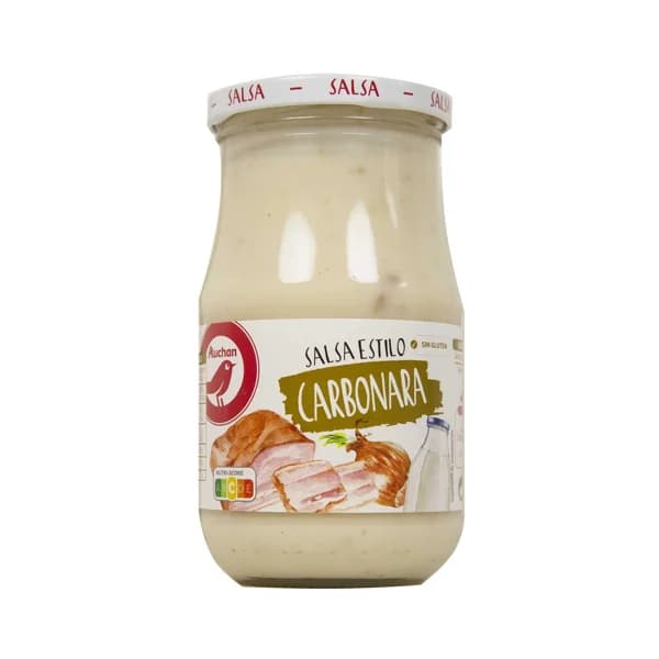 PRODUCTO ALCAMPO Salsa carbonara PRODUCTO ALCAMPO 350 g. - 0.35 kg - Imagen del producto en Findit