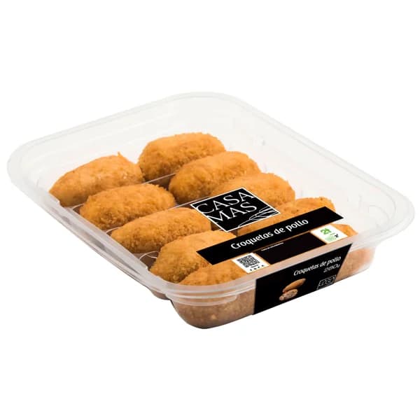 CASA MAS Croquetas de pollo, listas para calentar y comer CASA MAS 280 g. - 0.28 kg - Imagen del producto en Findit