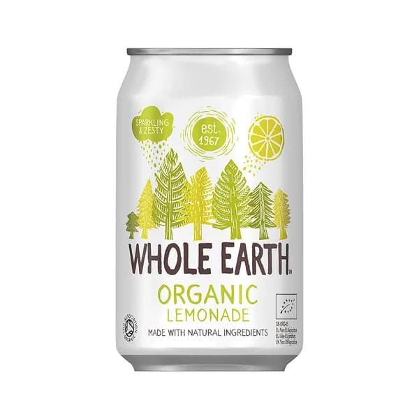 WHOLE EARTH Refresco bio, sabor  limón, 330 ml - 0.33 l - Imagen del producto en Findit