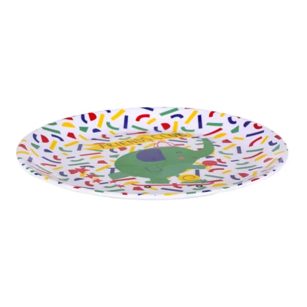 Plato de postre fabricado en melamina, 20 cm, Animal Club, TABERSEO. - 1 ud - Imagen del producto en Findit