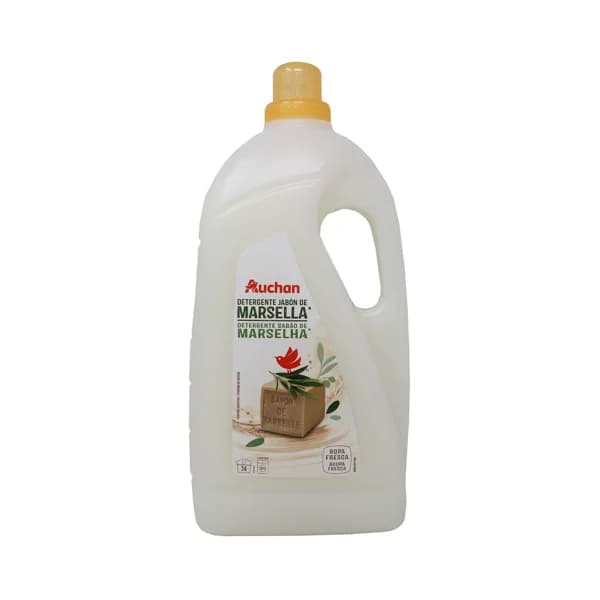 PRODUCTO ALCAMPO Detergente líquido Jabón de Marsella 74 ds. 4 l. - 1 ud - Imagen del producto en Findit