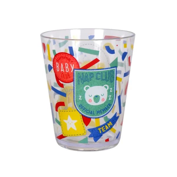 Vaso de poliestireno, estampado de Animal Club, 9x11,5 cm, TABERSEO. - 1 ud - Imagen del producto en Findit