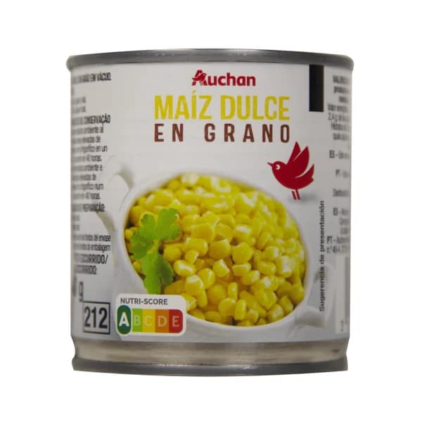 PRODUCTO ALCAMPO Maíz dulce 140 g. - 0.14 kg - Imagen del producto en Findit