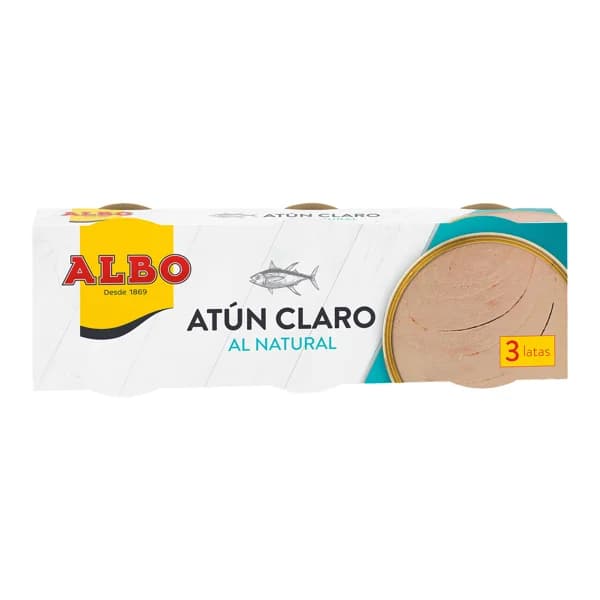 ALBO Atún claro al natural 68 x 3 g. - 0.2 kg - Imagen del producto en Findit