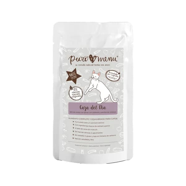 PUROMENU Caza del día alimento gato húmedo bolsa bio 100 g - 0.1 kg - Imagen del producto en Findit