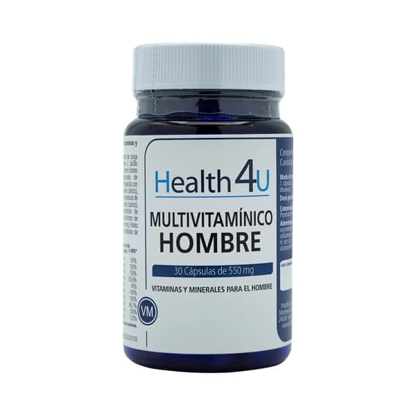 HEALTH 4 U Complemento alimenticio para hombres a base de vitaminas y minerales 30 cápsulas. - 1 ud - Imagen del producto en Findit