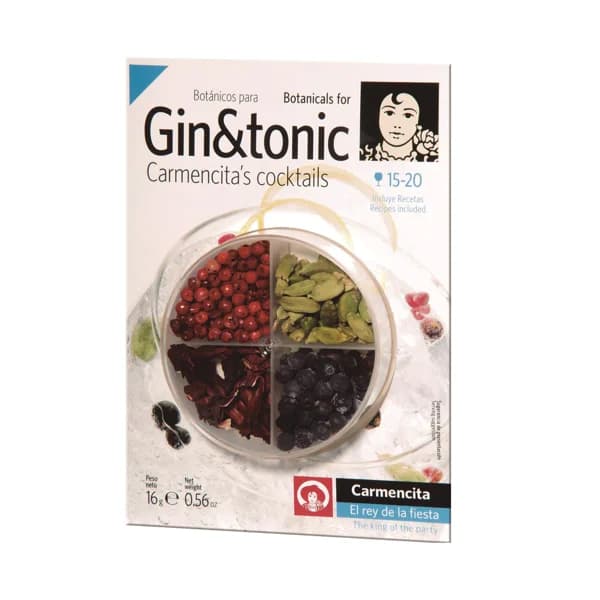 CARMENCITA Botánicos para preparar gintonics CARMENCITA Cocktails 16 g. - 1 ud - Imagen del producto en Findit