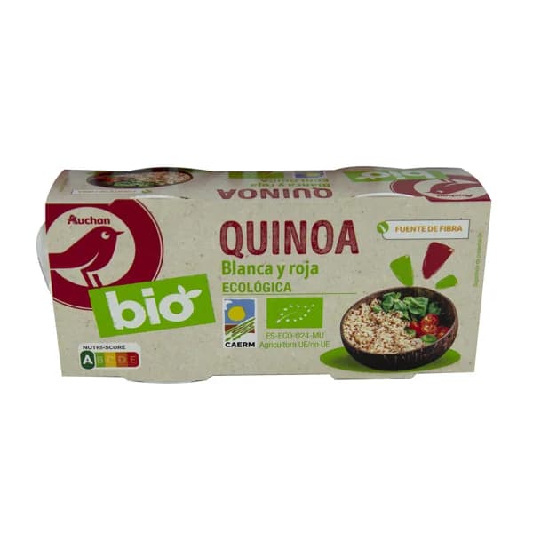 ALCAMPO ECOLÓGICO Quinoa blanca y roja cocida ecológica ALCAMPO ECOLÓGICO 2 uds. x 125 g. - 0.25 kg - Imagen del producto en Findit
