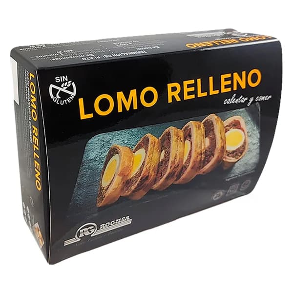 ROGUSA Lomo de cerdo Duroc (51%) relleno, listo para calentar y comer 600 g. - 0.6 kg - Imagen del producto en Findit