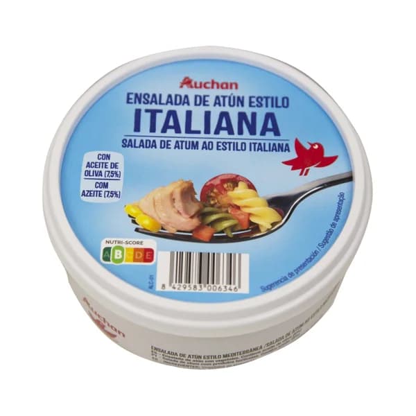 PRODUCTO ALCAMPO Ensalada Italiana de atún PRODUCTO ALCAMPO 250 g. - 0.25 kg - Imagen del producto en Findit