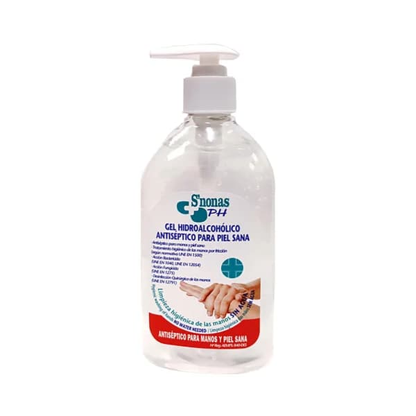 S´NONAS Gel hidroalcohólico antiséptico 500 ml. - 0.5 l - Imagen del producto en Findit