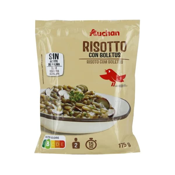 PRODUCTO ALCAMPO Risotto con champiñones 175 g. - 0.18 kg - Imagen del producto en Findit