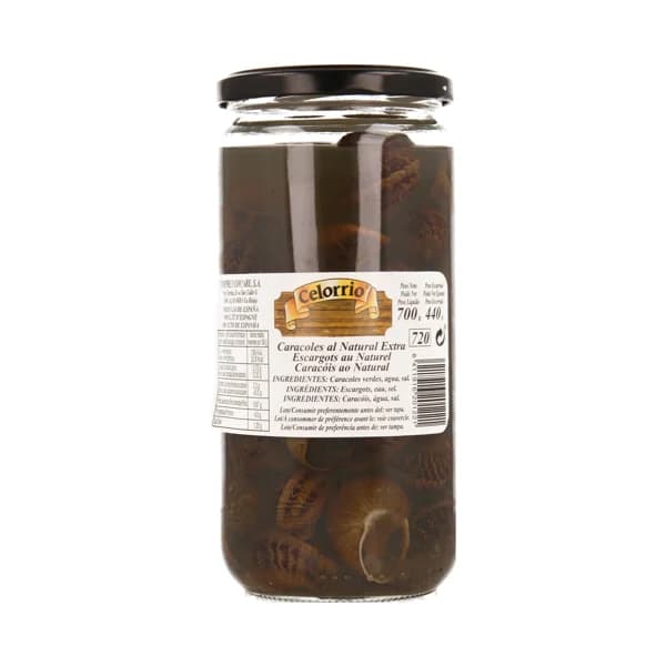 CELORRIO Caracoles al natural CELORRIO 440 g. - 0.44 kg - Imagen del producto en Findit