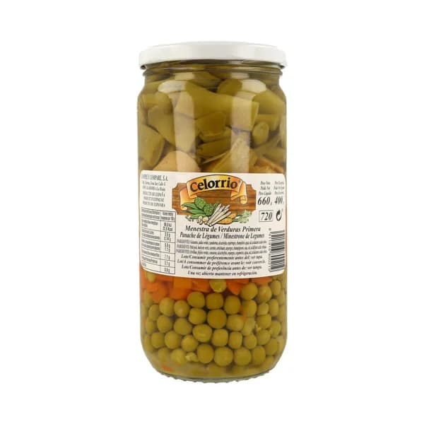 CELORRIO Menestra de verduras 400 g. - 0.4 kg - Imagen del producto en Findit