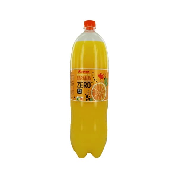 PRODUCTO ALCAMPO Refresco de naranja con gas Zero sin azúcares añadidos (8% zumo) botella 2 l. - 2 l - Imagen del producto en Findit