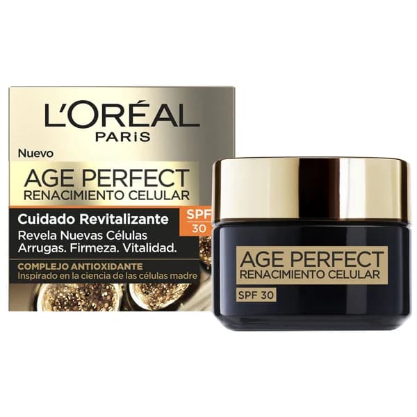 L´ORÉAL PARIS Crema de día revitalizante con SPF 30 L´ORÉAL PARIS Age perfect 50 ml. - 0.05 l - Imagen del producto en Findit