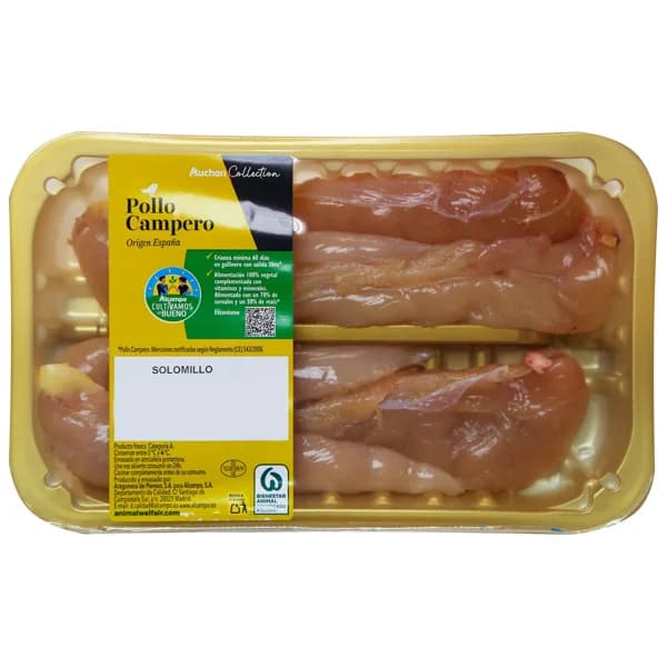 ALCAMPO CULTIVAMOS LO BUENO Solomillos de pollo campero  Bandeja - 1 ud - Imagen del producto en Findit
