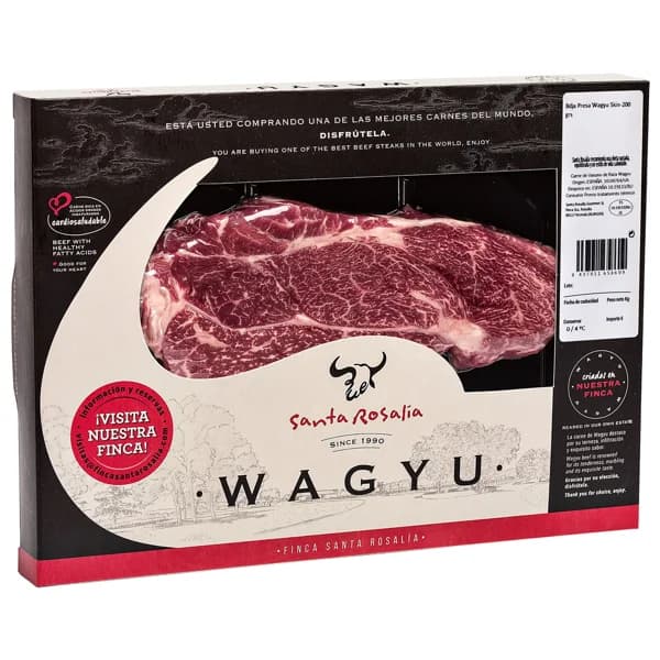 Presa de vacuno raza Wagyu SANTA ROSALIA 200 g. - 0.2 kg - Imagen del producto en Findit