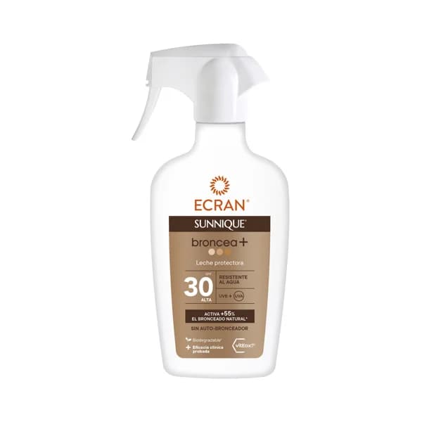ECRAN Leche solar protectora en spray, sin autobronceador y con factor de protección 30 (alto) ECRAN Sunnique broncea+ 300 ml. - 0.27 l - Imagen del producto en Findit