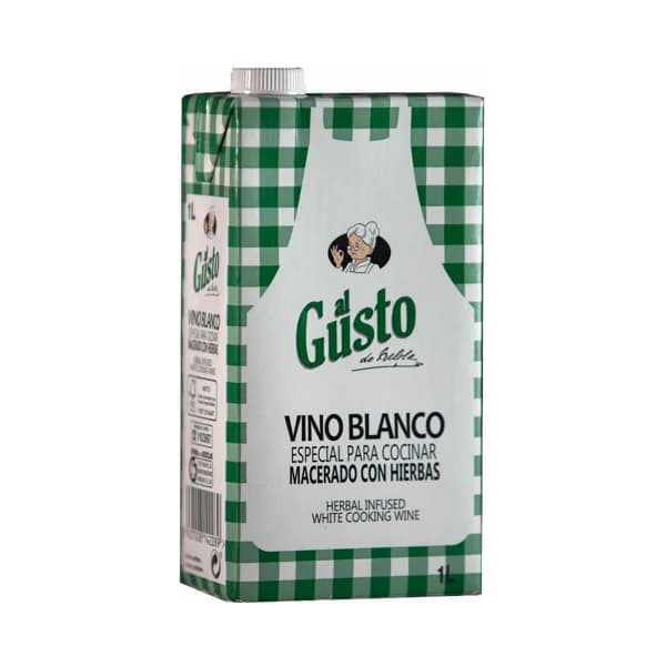 AL GUSTO Vino blanco macerado con hierbas, especial para cocinar AL GUSTO Brick de 1 l. - 1 l - Imagen del producto en Findit
