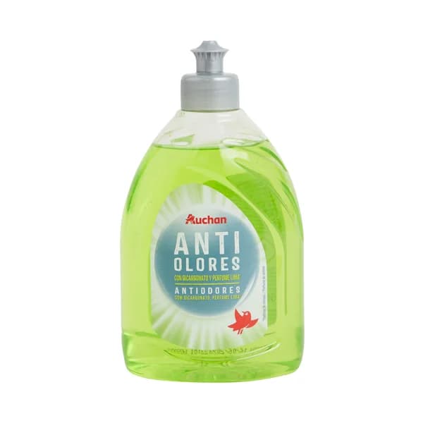 PRODUCTO ALCAMPO Detergente lavavajillas líquido anti olores con bicarbonato perfume a lima 500 ml. - 0.5 l - Imagen del producto en Findit