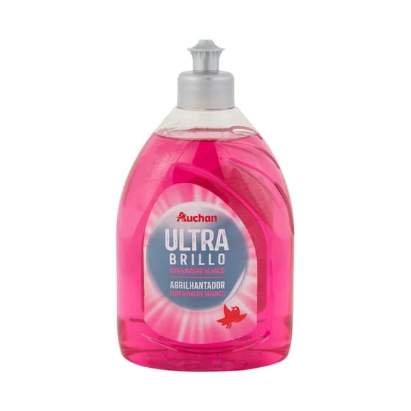 PRODUCTO ALCAMPO Detergente lavavajillas líquido ultra brillo, con vinagre blanco 500 ml. - 0.5 l - Imagen del producto en Findit