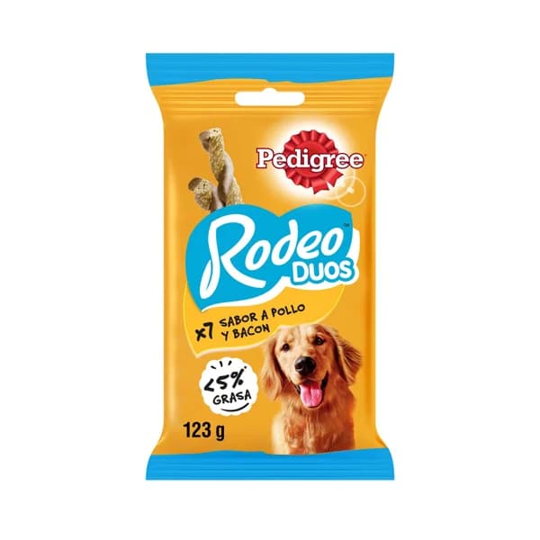 PEDIGREE Snack para perros bacon y pollo PEDIGREE RODEO DUOS 120 g. - 0.12 kg - Imagen del producto en Findit