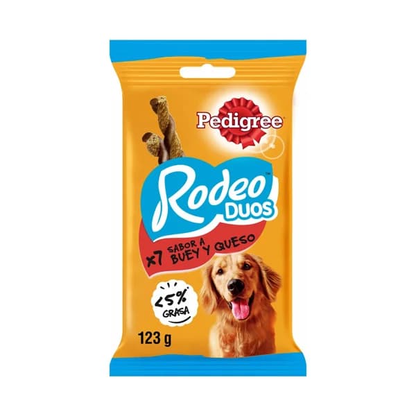 PEDIGREE Snack para perros queso y buey PEDIGREE RODEO DUOS 120 g. - 0.12 kg - Imagen del producto en Findit