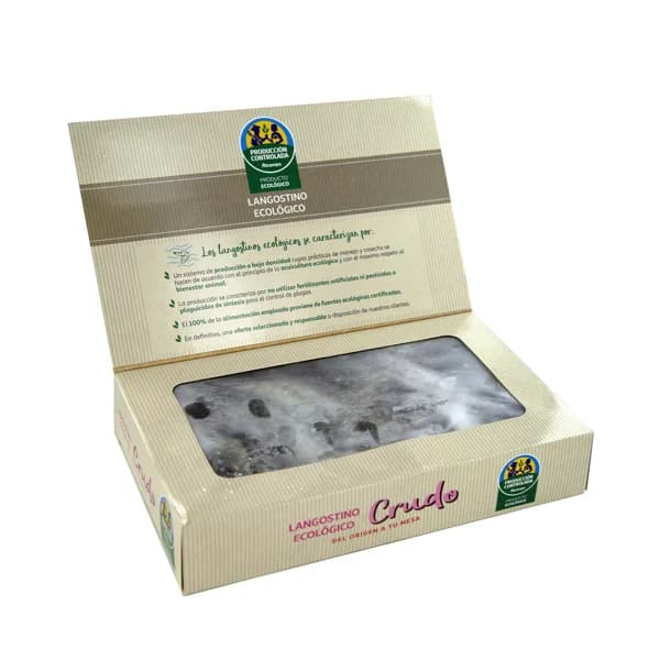 ALCAMPO CULTIVAMOS LO BUENO ECOLÓGICO  Langostino blanco 35 / 45 crudo, ecológico y ultracongelado  (P.N. 700g) - 0.7 kg - Imagen del producto en Findit