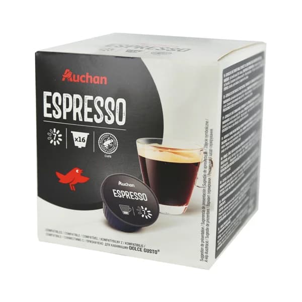 PRODUCTO ALCAMPO Café en cápsulas Espresso I7, 16 uds. - 0.11 kg - Imagen del producto en Findit