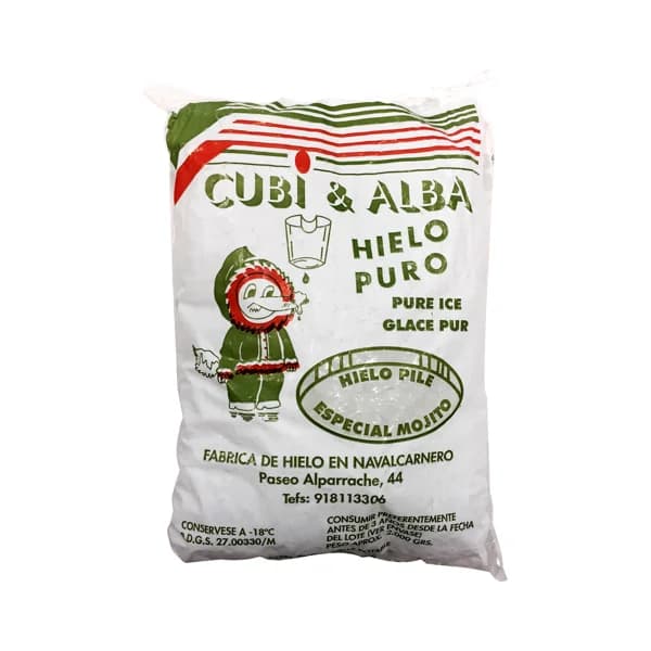 ALBAMAR Hielo especial mojitos 2kg. - 2 kg - Imagen del producto en Findit