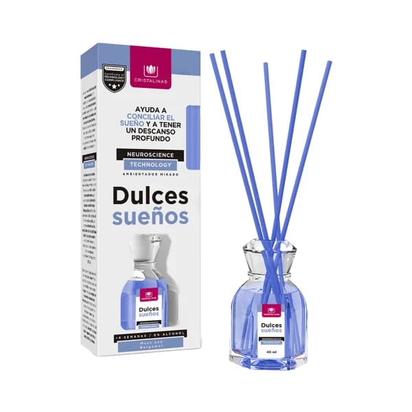 CRISTALINAS Ambientador de varillas CRISTALINAS Dulces Sueños 40 ml - 1 ud - Imagen del producto en Findit