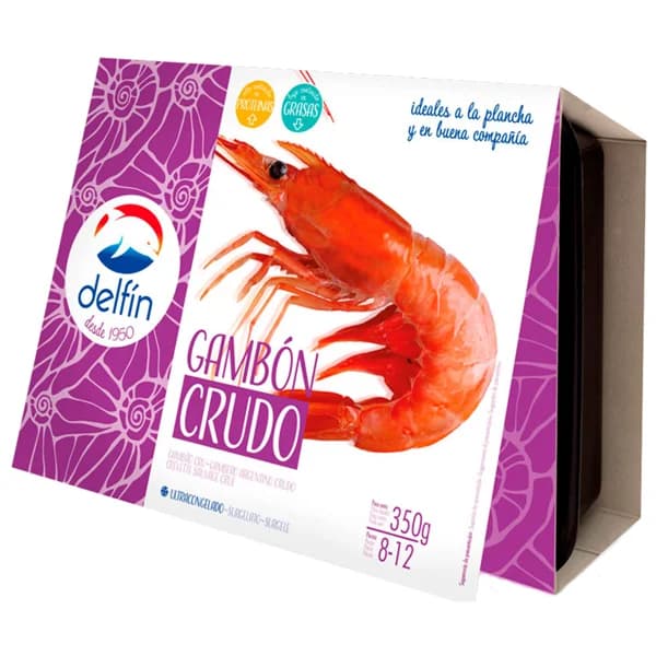 DELFÍN Gambones 8/12 crudos y ultracongelados DELFÍN 400 g. - 0.35 kg - Imagen del producto en Findit