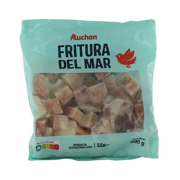 AUCHAN Selección de productos del mar de tamaño pequeño, perfectos para enharinar 600 g. Producto Alcampo - 0.6 kg - Imagen del producto en Findit