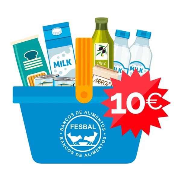Donación de 10€ a la Federación de BANCOS DE ALIMENTOS Campaña La Gran Recogida de Alimentos 2023. - 1 ud - Imagen del producto en Findit
